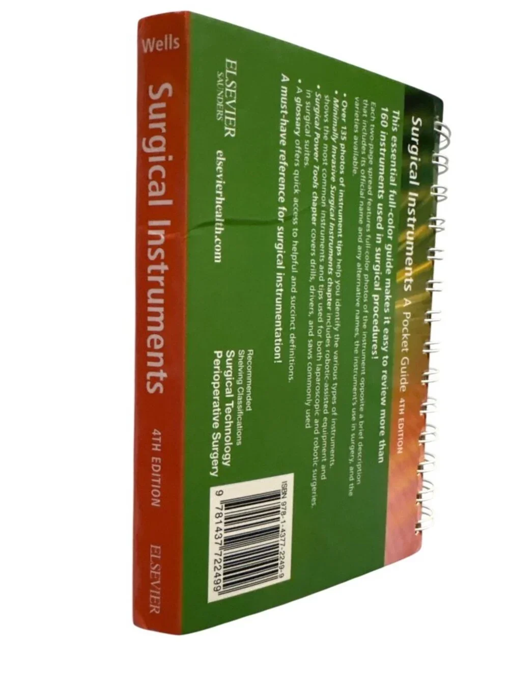 Surgical Instruments A Pocket Guide 4th Edition By Maryann Papanier Wells